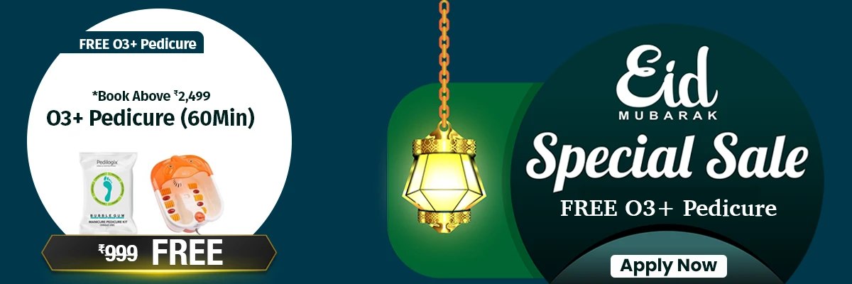 Free O3+ Pedicure
