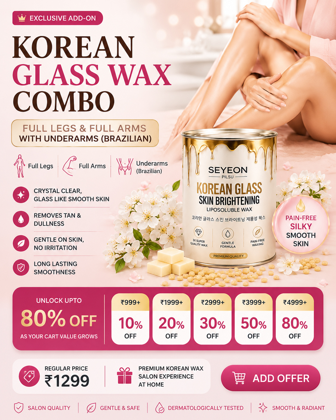 Korean Glass Wax Combo