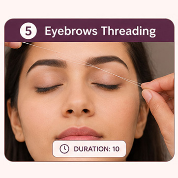Eyebrows Threading