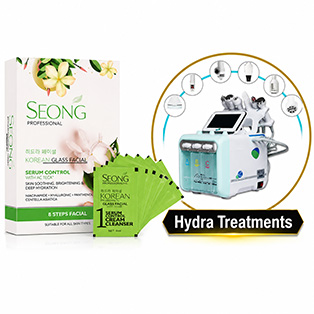 Korean Glass Facial - Sebum Control with Hydra Machine