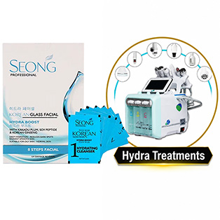 Korean Glass Facial - Hydra Boost with Hydra Machine